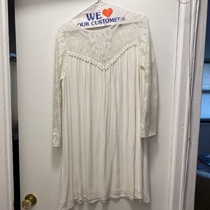 For Love and Lemons White A Line Swing Dress